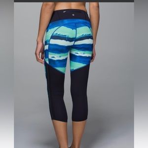 Lululemon pace pusher‎ cropped leggings